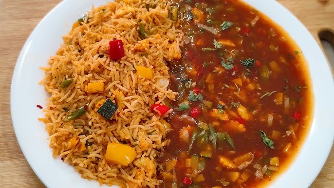 Pot Rice With Gravy (chicken)